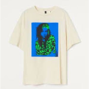 BILLIE EILISH OVERSIZED PRINTED TEE